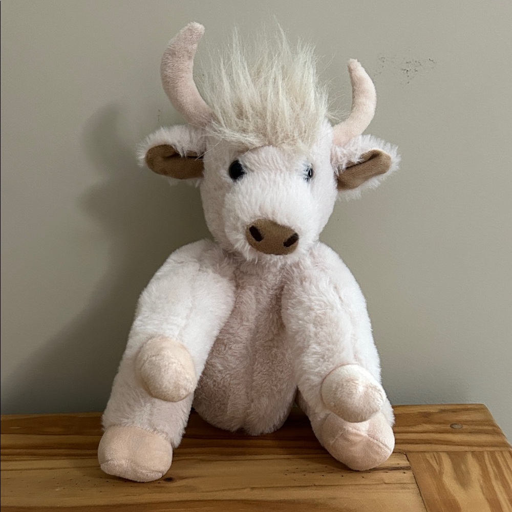 Highland Cow Jointed Plush Stuffed Animal 12"